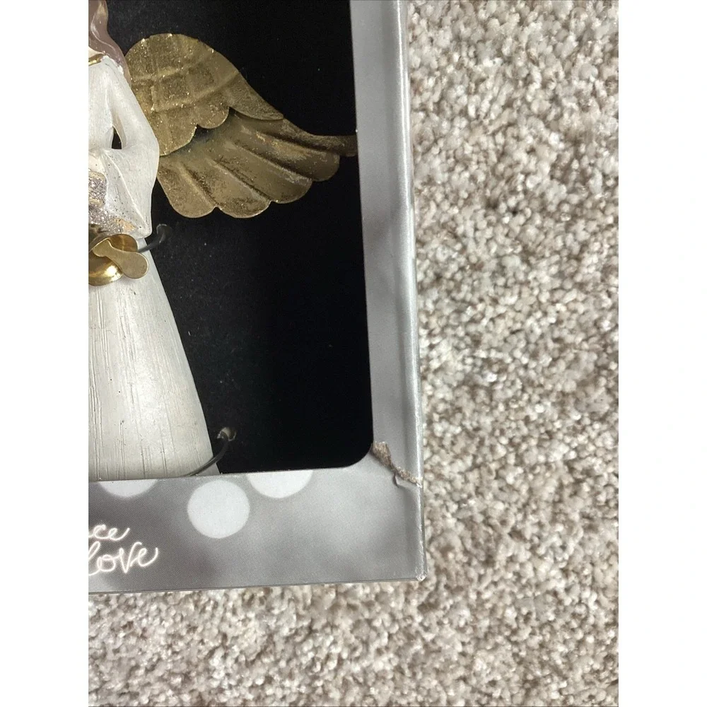 St Nicholas Square 2015 Angel Ornament Peace & Love